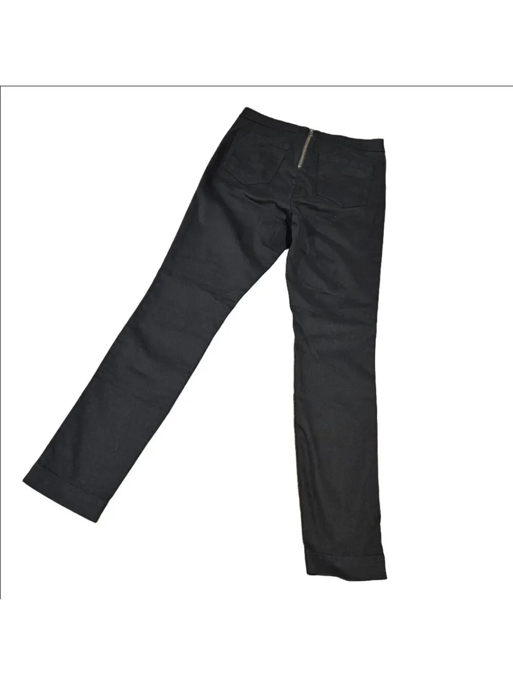 J. Crew NWT Women's Dannie Black pants with Rear Zipper, Size 2